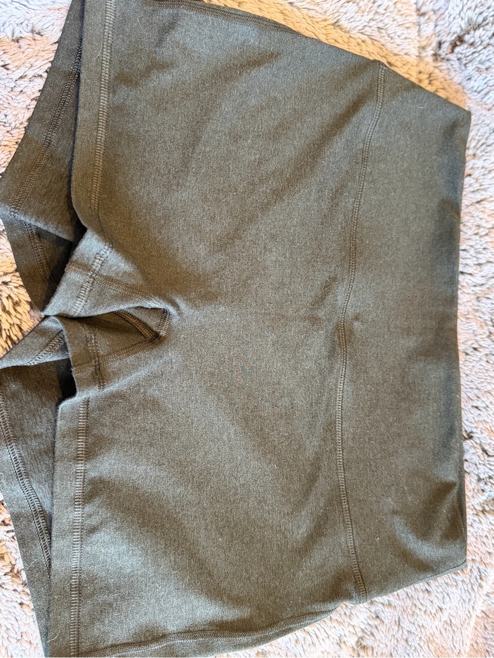 Fleo Grey High-Rise Bike Shorts
